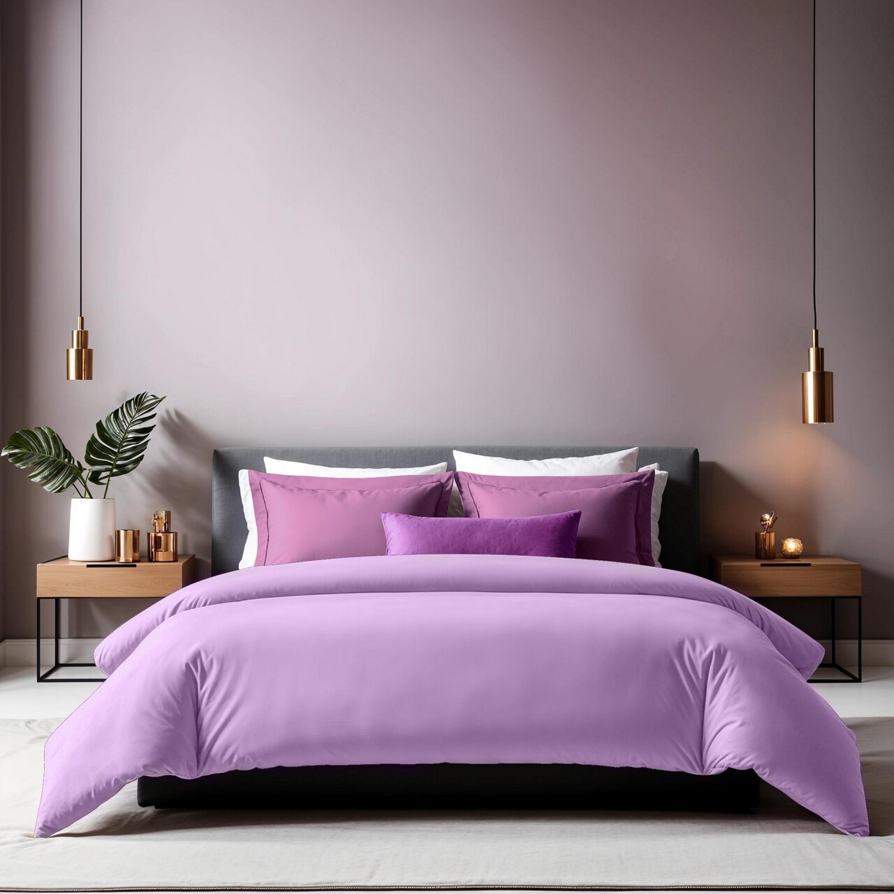 Husa de pilota Ranforce Double (FR) (IT) (DE), L'essentiel Maison, Tonne Viole, Lila - imagine 7